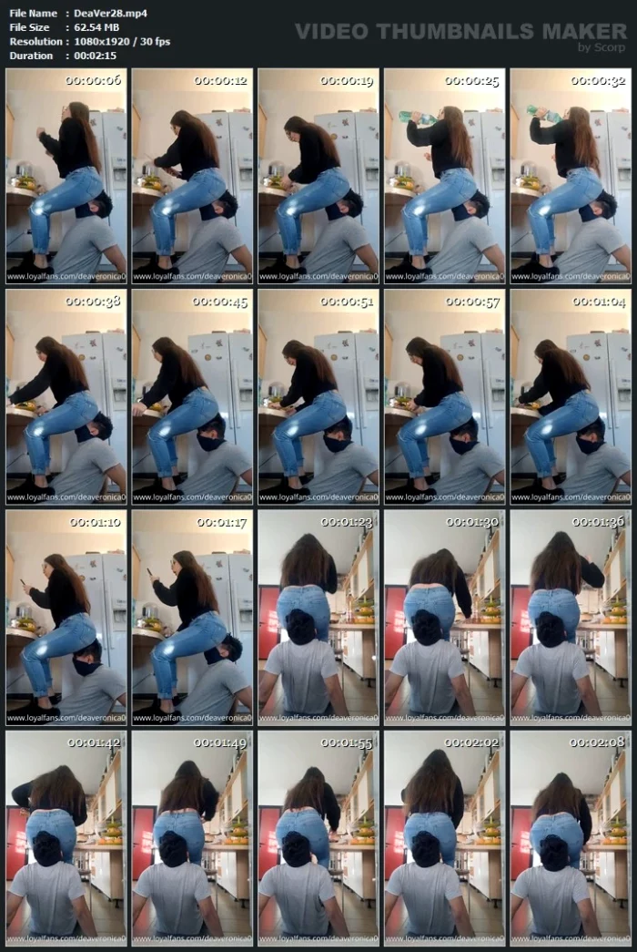 Fullweight Facesitting In Jeans - DEA VERONICA / MISS GC - MP4