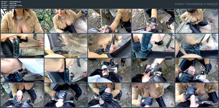 Cum Dine On Me Alfresco Style - DOMINATRIX ANNABELLE - MP4