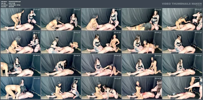 Domina Ava Savage And Miss. Cèline Imposing Sensational Over - Load - DOMINA AVA SAVAGE - MP4