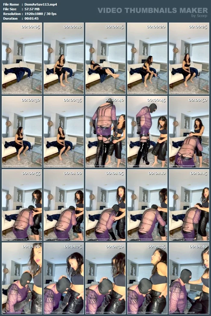 This I's Fuck Hilarious Sissy Cock Sucking - DOMINA AVA SAVAGE - MP4