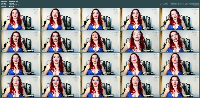 Blue Lace Enigma - The Art Of Sensual Tease - DOMINA BLAIZE - MP4