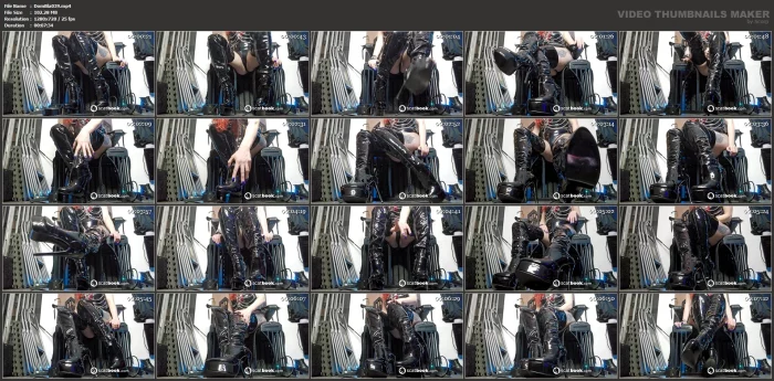 Boot Worship POV - DOMINA BLAIZE - MP4