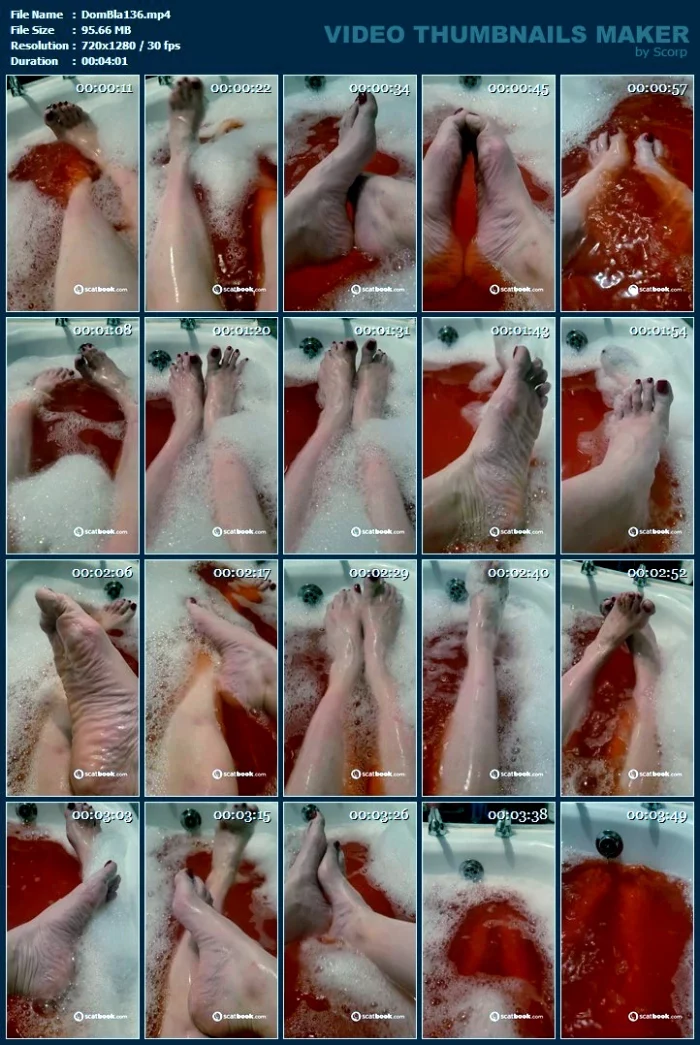Feet In The Bath - DOMINA BLAIZE - MP4