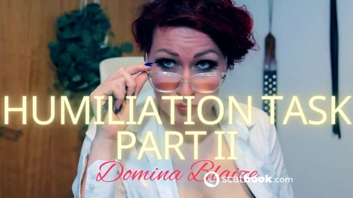 Humiliation Task Part II - DOMINA BLAIZE - MP4