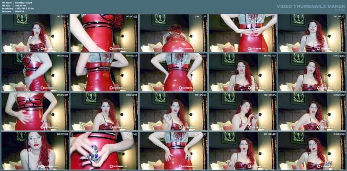Latex - Clad Mistress - Your Chastity Salvation - DOMINA BLAIZE - MP4