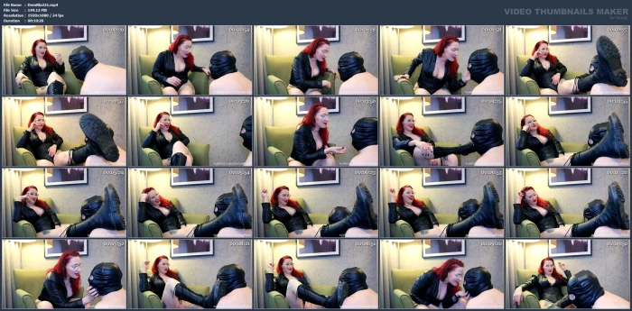 Leather Bound Humiliation - DOMINA BLAIZE - MP4