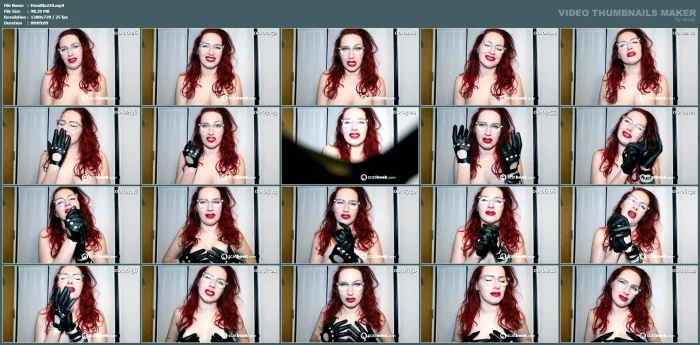 Leather Lust - A Sensual Glove Tease - DOMINA BLAIZE - MP4