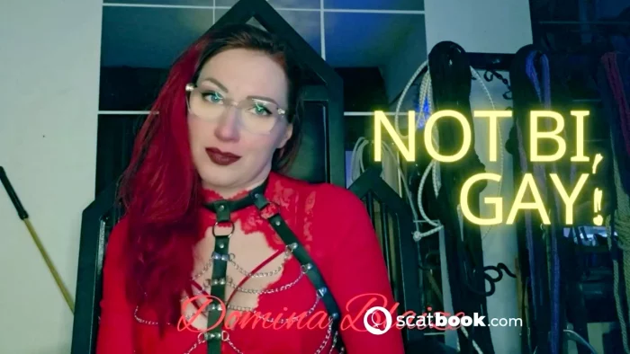 Not Bi, Gay! - DOMINA BLAIZE - MP4