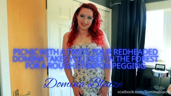 Picnic With A Twist - A Rough Strapon Pegging - DOMINA BLAIZE - MP4