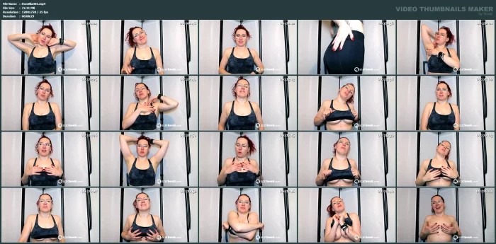 Post - Workout Panting - Your Sweaty Worship Ritual - DOMINA BLAIZE - MP4