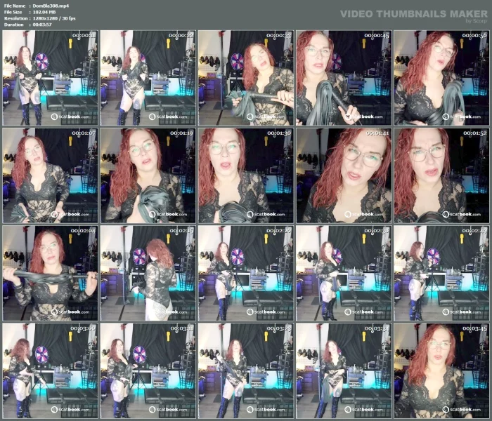 Punishment For Panty Sniffing - DOMINA BLAIZE - MP4