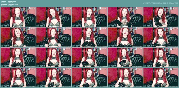 Pvc Glove Goon Encouragement By Domina Blaize - DOMINA BLAIZE - MP4