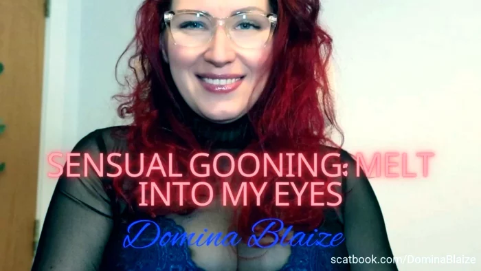 Sensual Gooning - Melt Into My Eyes - DOMINA BLAIZE - MP4