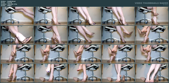 Silent Seduction - Heels To Bare - DOMINA BLAIZE - MP4