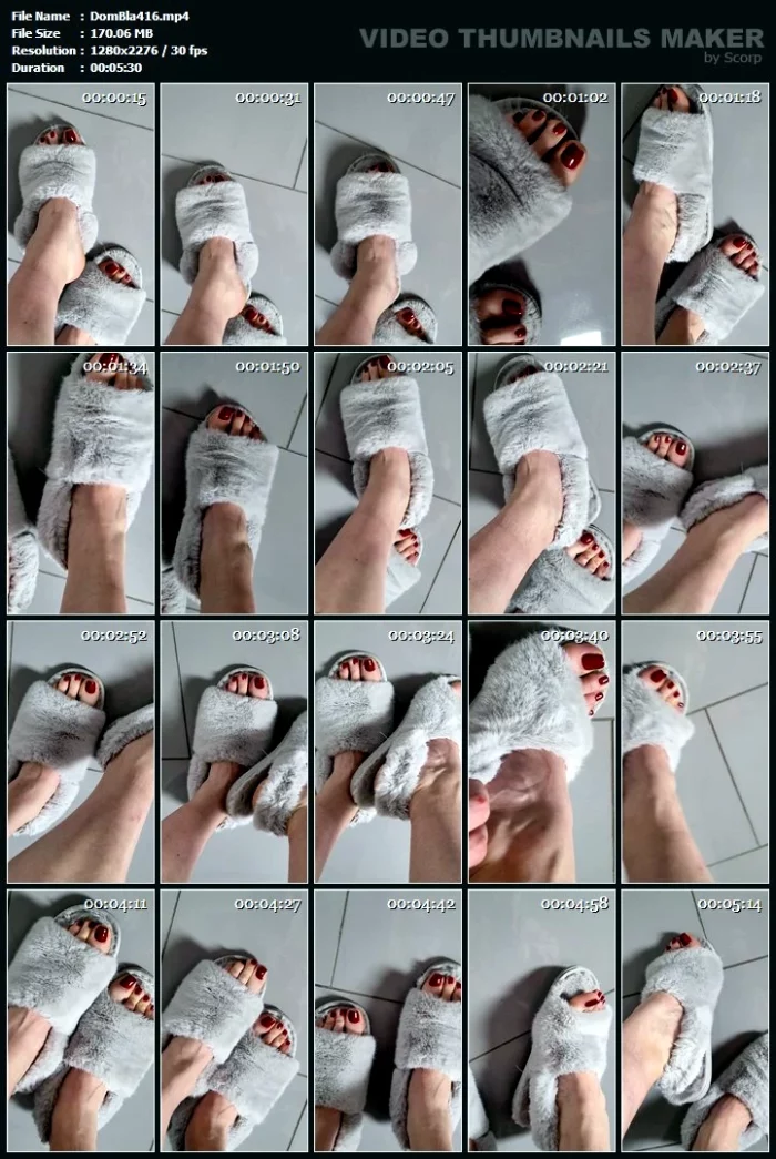 Sweaty Slippers Scent - DOMINA BLAIZE - MP4