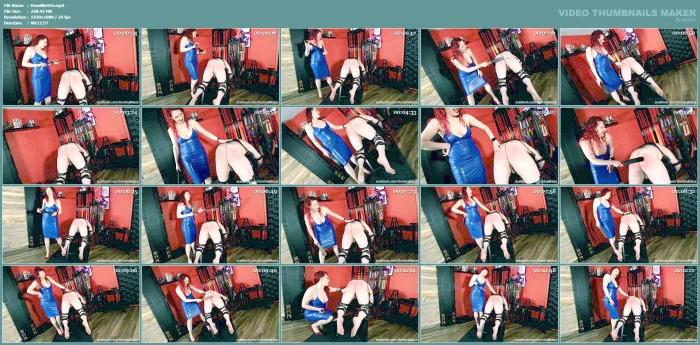 Thuddy Vs. Stinging - Naughty Slave Gets A Loud Lesson In Preference - Corporal Punishment - DOMINA BLAIZE - MP4