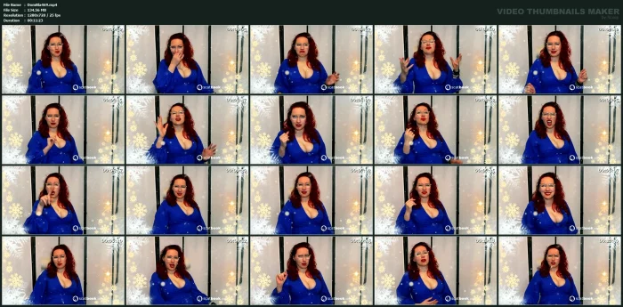 Twas The Night Before Christmas... kinky Style - DOMINA BLAIZE - MP4