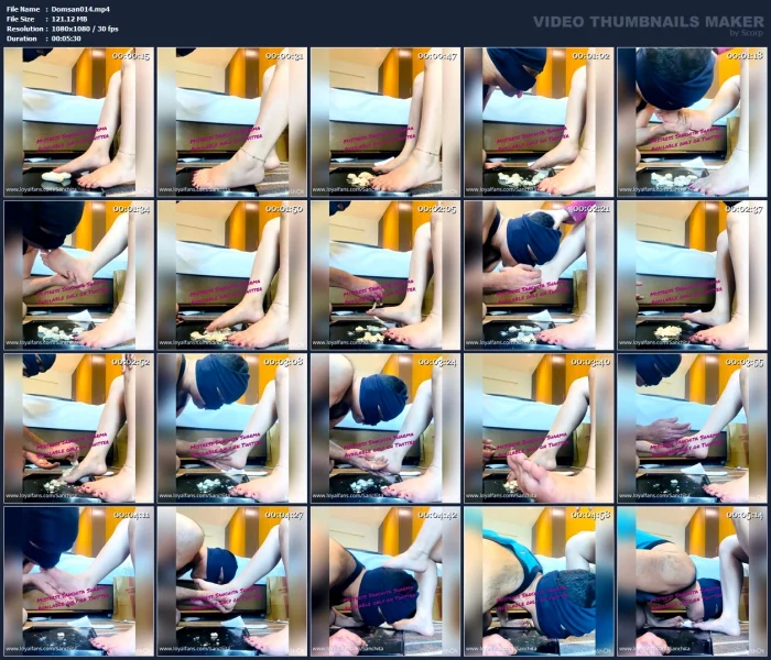 Banana Crushing With Divine Spit - DOM SANCHITA SHARMA / MISTRESS SANCHITA - MP4