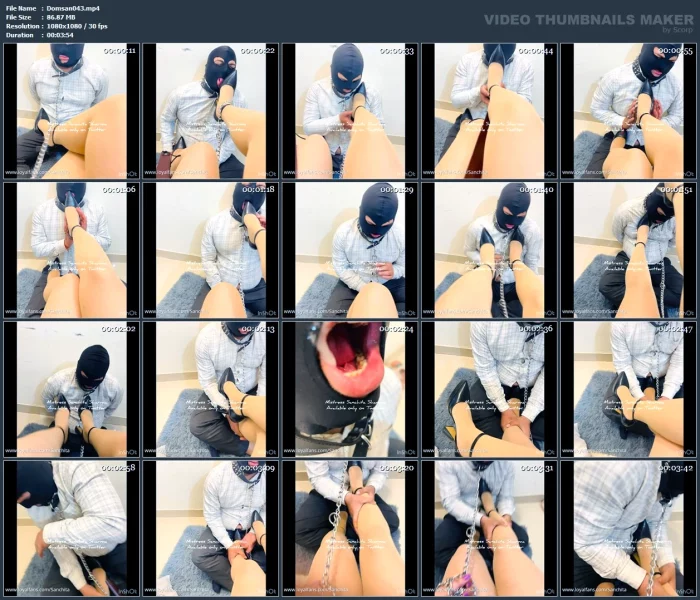 Extremely Dirty Heel Licking - DOM SANCHITA SHARMA / MISTRESS SANCHITA - MP4