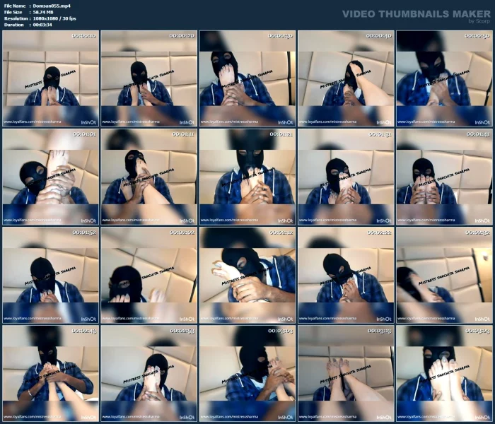 Feet Licking - DOM SANCHITA SHARMA / MISTRESS SANCHITA - MP4