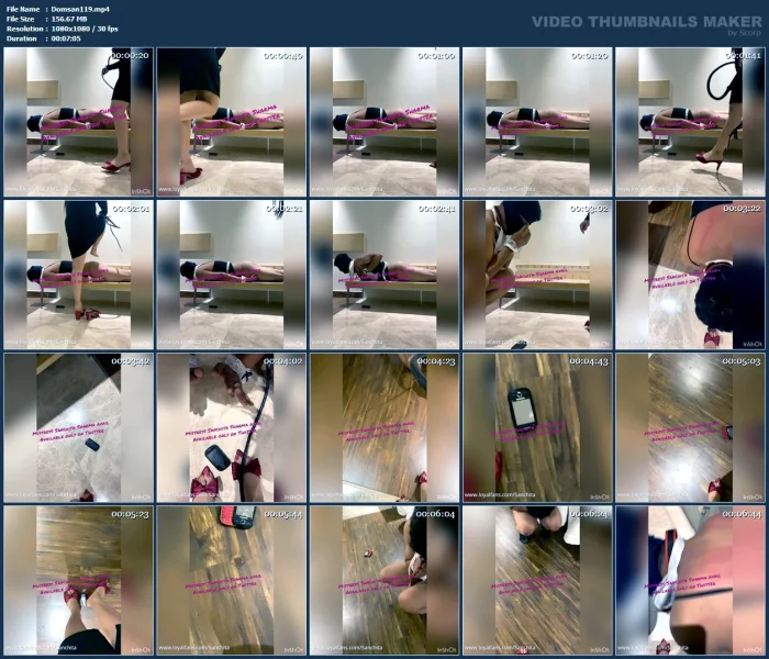 Loser's If Your Phone Ring Between Session Then See How I Treat With Your Phone Loser - DOM SANCHITA SHARMA / MISTRESS SANCHITA - MP4