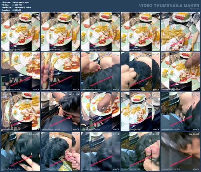 My Losers Eating My Leftover Food With My Tasty Spit - DOM SANCHITA SHARMA / MISTRESS SANCHITA - MP4