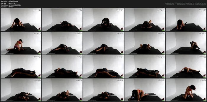 Sensual Pins Match With Bella Luxx - EBON WOLF - MP4