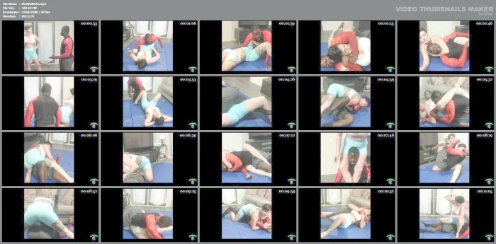 Ebon Vs Irene Silver - The Rematch - EBON WOLF - MP4