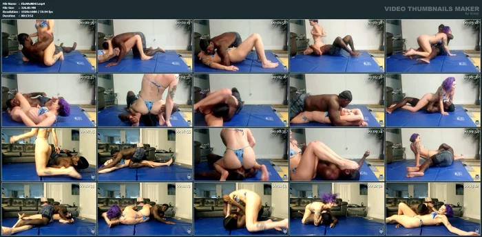 Goddess Fina - Taming The Wolf - EBON WOLF - MP4