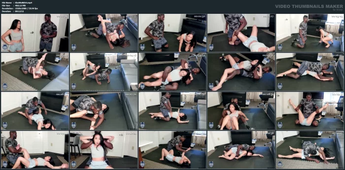 Kiara Star Challenges Ebon - EBON WOLF - MP4