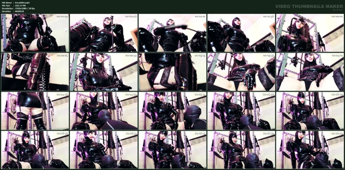 Bdsm Dominatrix Eva Femdom Fetish Latex Facefuck - EVA LATEXXX - MP4