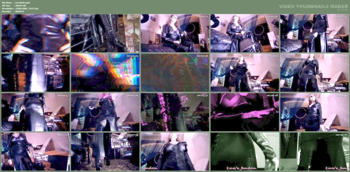 Dominatrix Eva Latex Fetish Big Ass Milf Femdom Goddess Solo Boots Glasses Mistress Leather Hot Kink - EVA LATEXXX - MP4