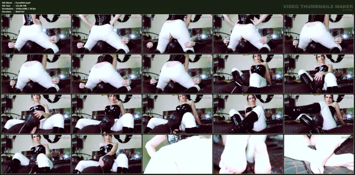Femdom Facesitting Mistress Eva Dominatrix Latex Milf Bdsm Kink Fetish Leggins Boots - EVA LATEXXX - MP4