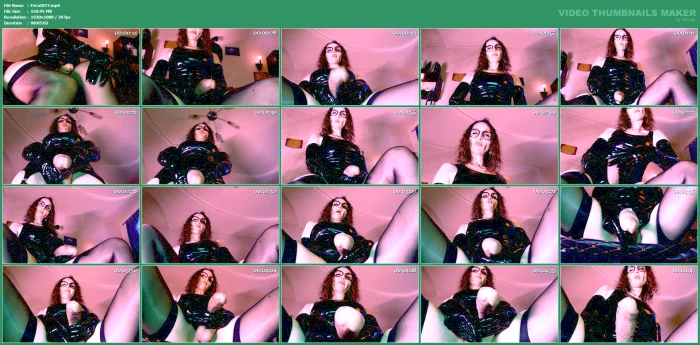 Femdom Solo Mistress Eva Latex Goddess In Vinyl Heels - EVA LATEXXX - MP4