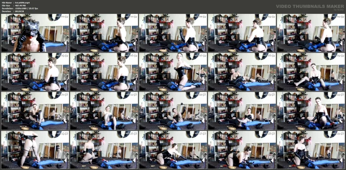 Hot Facesitting Dominatrix Femdom Fetish Milf Eva Latex Bdsm Mistress Gonzo Big Ass Rubber Heels - EVA LATEXXX - MP4