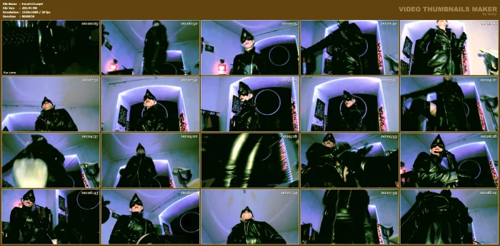 Mistress Eva Latex Full Leather Fetish Boots Domina Uniform Bdsm Kink Hot Milf - EVA LATEXXX - MP4