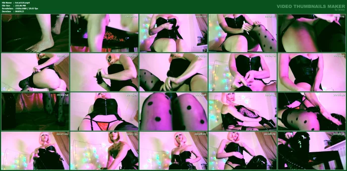 Mistress Pink Eva Latex Fetish Goddess Milf Dominatrix Leather Boots - EVA LATEXXX - MP4