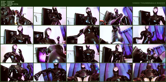 Rubber Domina Smoke Fetish Eva Latex Kink Solo Bdsm Femdom Milf Boots Sexy - EVA LATEXXX - MP4