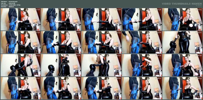 Slave Fuck Pussy Toys Femdom Mistress Eva Latex Fetish Bdsm Kink Milf Big Ass - EVA LATEXXX - MP4