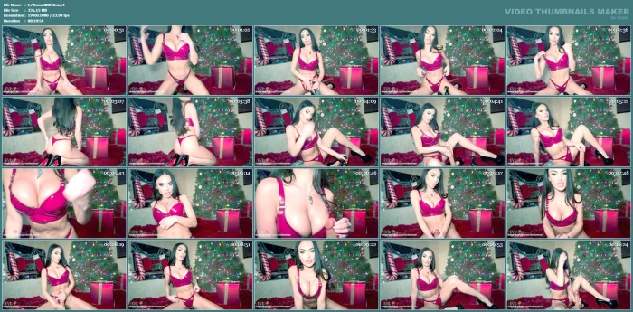 Christmas JOI And Denial - EVIL WOMAN / FCHDOMMES / FETISH CHATEAU DOMMES - MP4