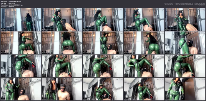 Strap-On Facefucking In The Prison - EVIL WOMAN / FCHDOMMES / FETISH CHATEAU DOMMES - MP4