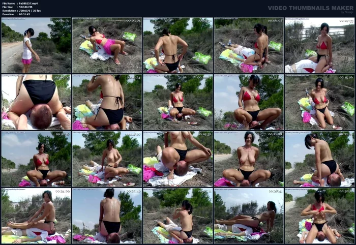 Two In The Bush! - FACESITTING BITCHES - MP4