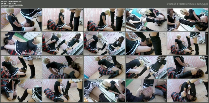 Cruel Neck Choke On The Balcony - FACESLAP JAPAN SUPER HARD - MP4