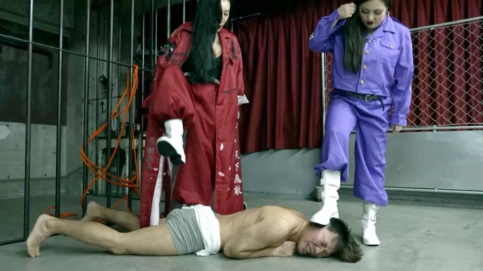 The Brutal Final Attack By Two Evil Women - FACESLAP JAPAN SUPER HARD - MP4