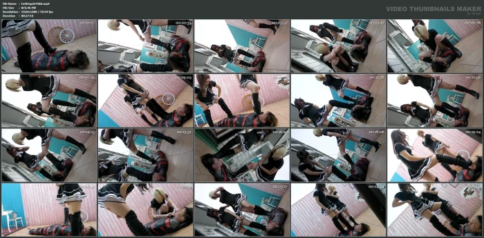 The Terrible Treatment Of The Maids - FACESLAP JAPAN SUPER HARD - MP4