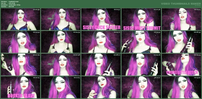 Empress Poison - Sissy Cock Sucker - FAG ABUSE - MP4