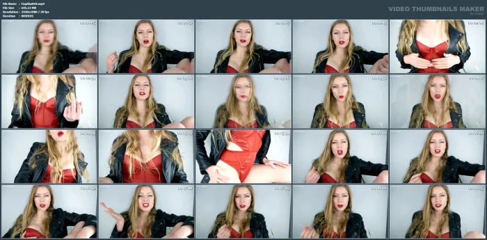 Goddess Allexandra - Bad Bitch JOI - FAG ABUSE - MP4