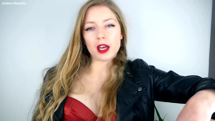 Goddess Allexandra - Bad Bitch JOI - FAG ABUSE - MP4
