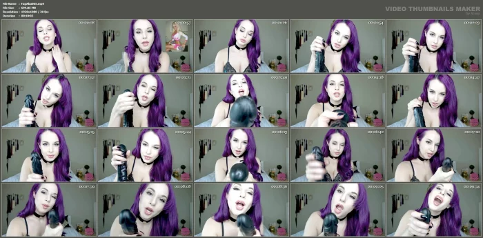 Goddess Valora - Cum For Brains Sissy Reprogramming - FAG ABUSE - MP4