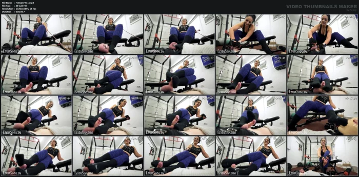 Sweaty Sock Ruined Orgasms - A Humiliating Stinky Sockjob For My Chattel With Matriarch Ezada Sinn - EZADA SINN - MP4